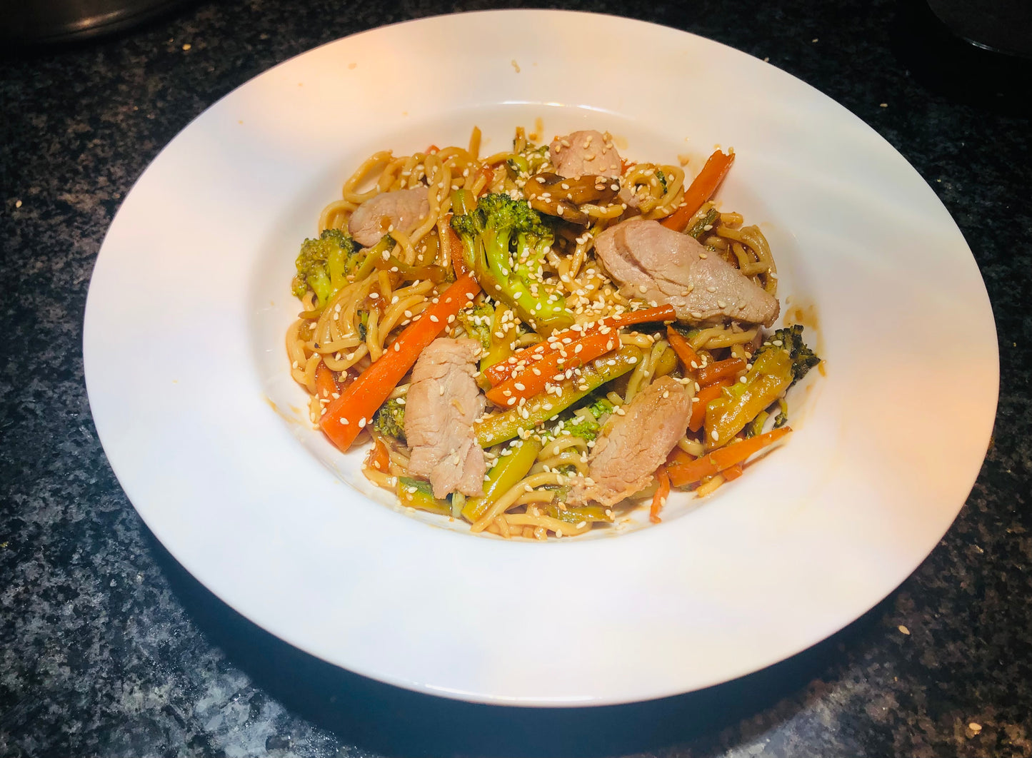 Pork Fillet Teriyaki with Egg Noodle - 500 g